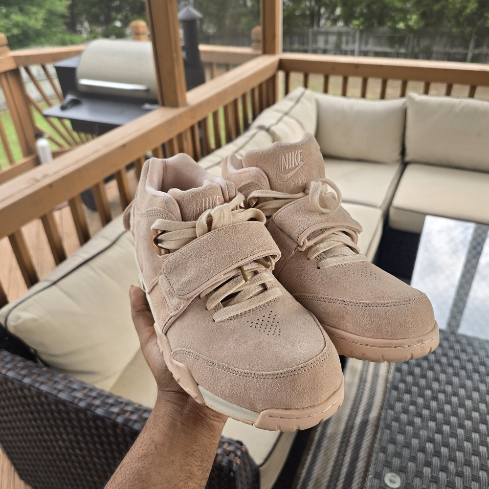 Nike Air Trainer Victor Cruz Easter Sneakers in Orange Quartz